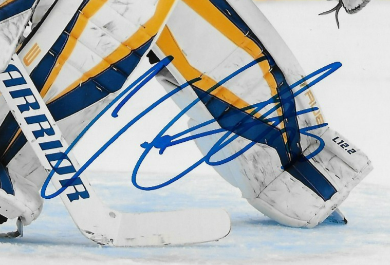 Signed Ville Husso St. Louis Blues Autographed 8x10 Photo #1 Original