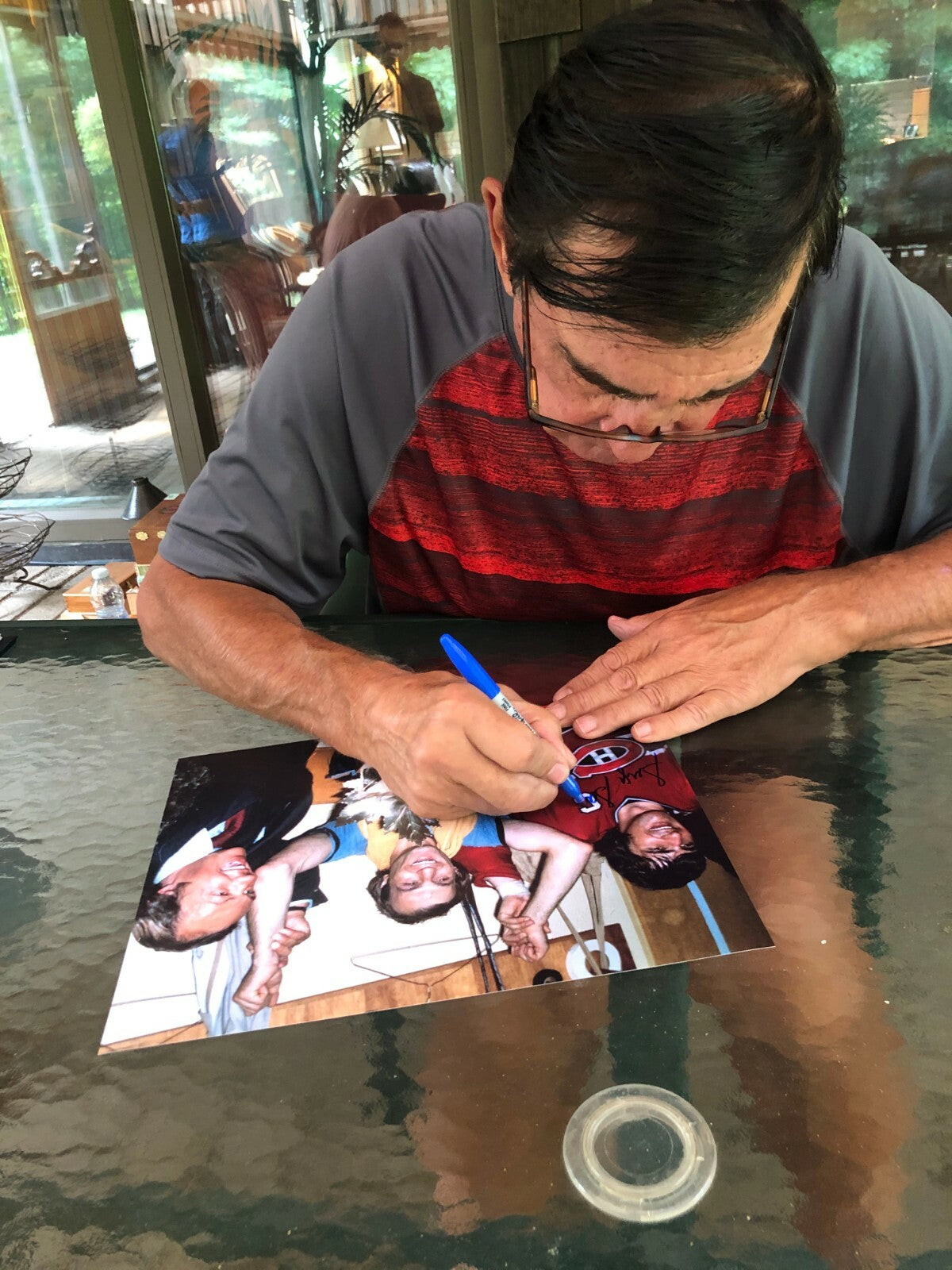 Signed Serge Savard Hall o Famer Montreal Canadiens 8x10 Photo 6 PRIVATE SIGNING