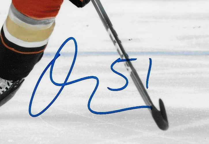 Signed Olen Zellweger Anaheim Ducks Autographed 8x10 Photo #2 Original