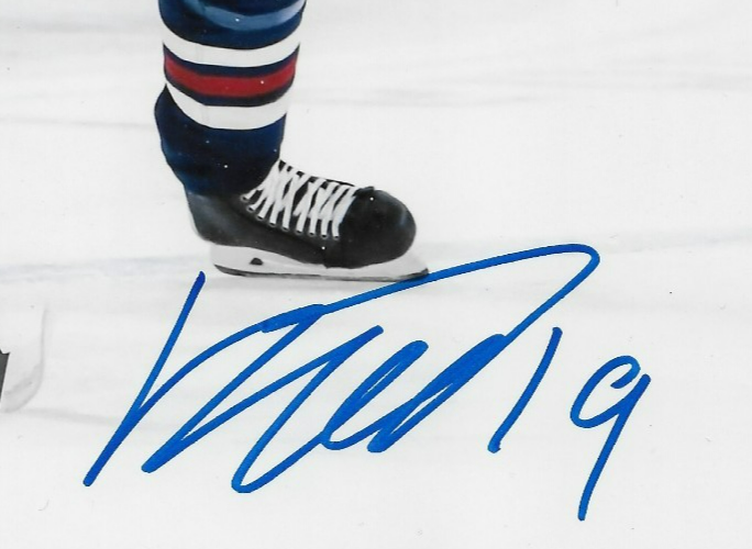 Signed David Gustafsson Winnipeg Jets Autographed 8x10 Photo #5 Original
