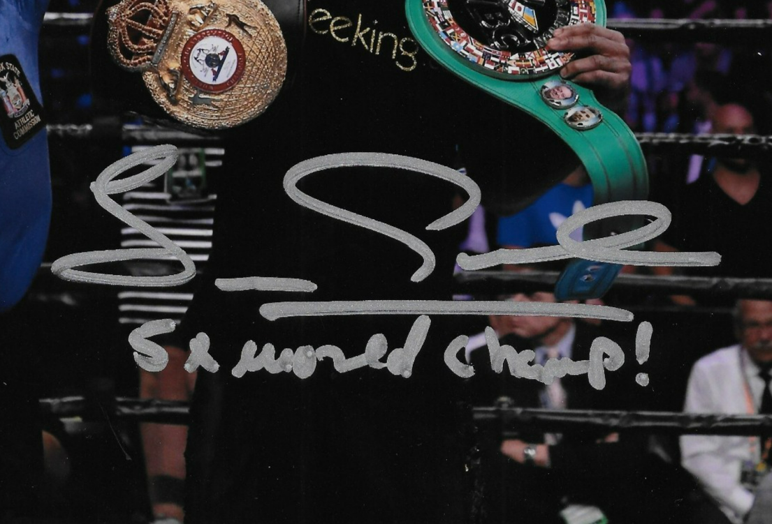 Signed Jean Pascal 5 Time Boxing World Champion 8x10 Photo #3 Original