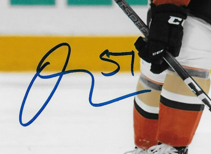 Signed Olen Zellweger Anaheim Ducks Autographed 8x10 Photo #1 Original