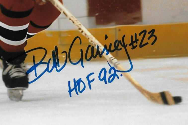 Signed Bob Gainey Montreal Canadiens 8x10 Photo with H of F 92 Private Signing