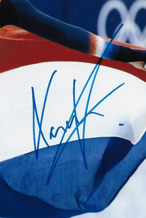 Signed Xandra Velzeboer 2026 Milano Olympics Speed Skating 8x10 Photo 3 Original