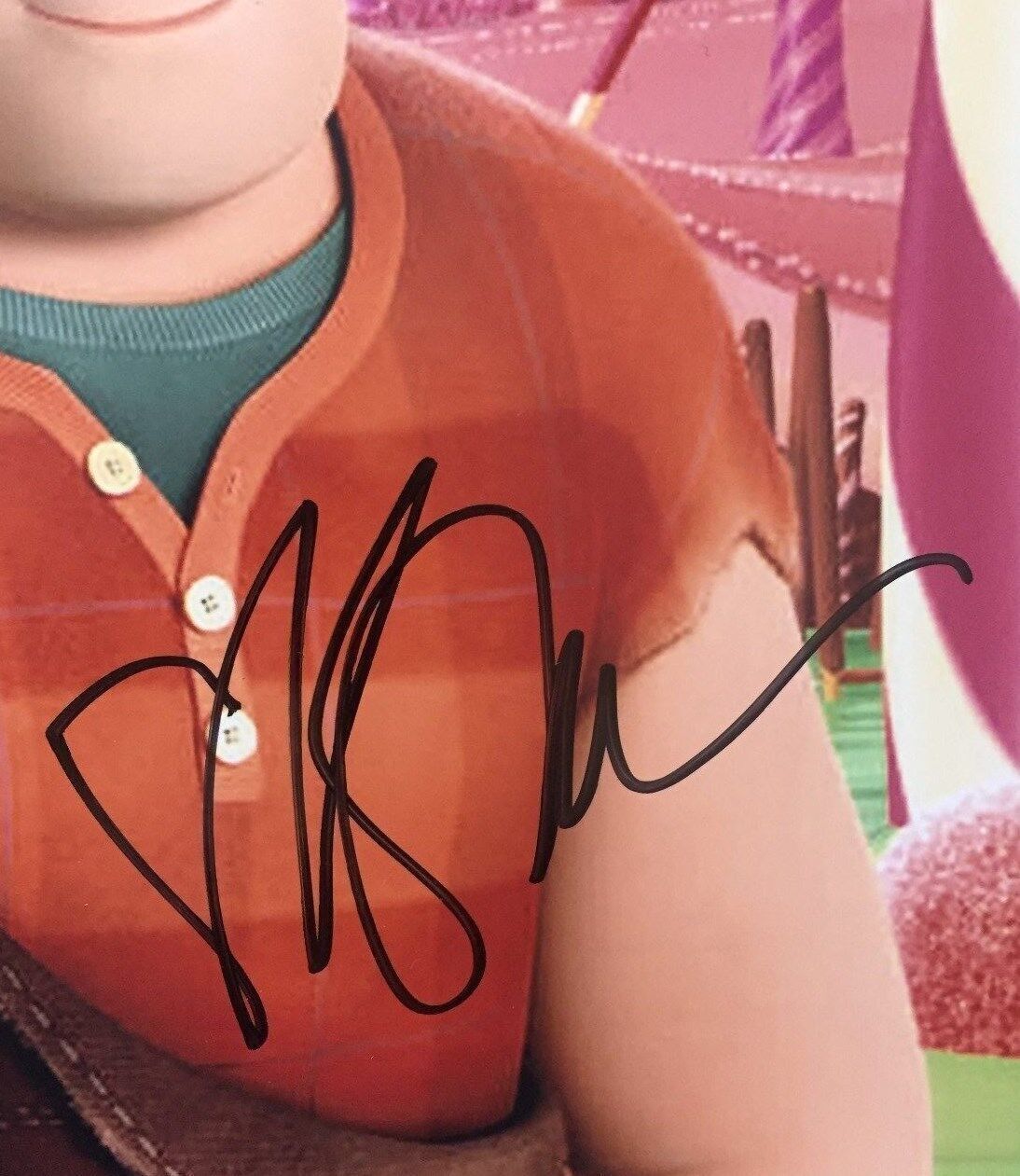 Autographed Sarah Silverman signed Wreck it Ralph 11x14 w/JSA 3