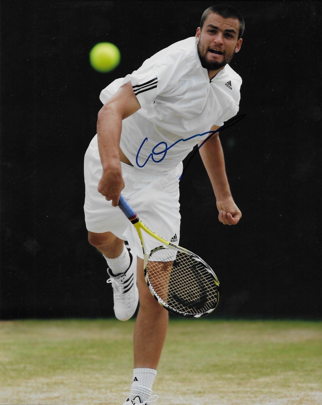 Autographed Mikhail Youzhny ATP Tennis 8x10 Photo #2 Original