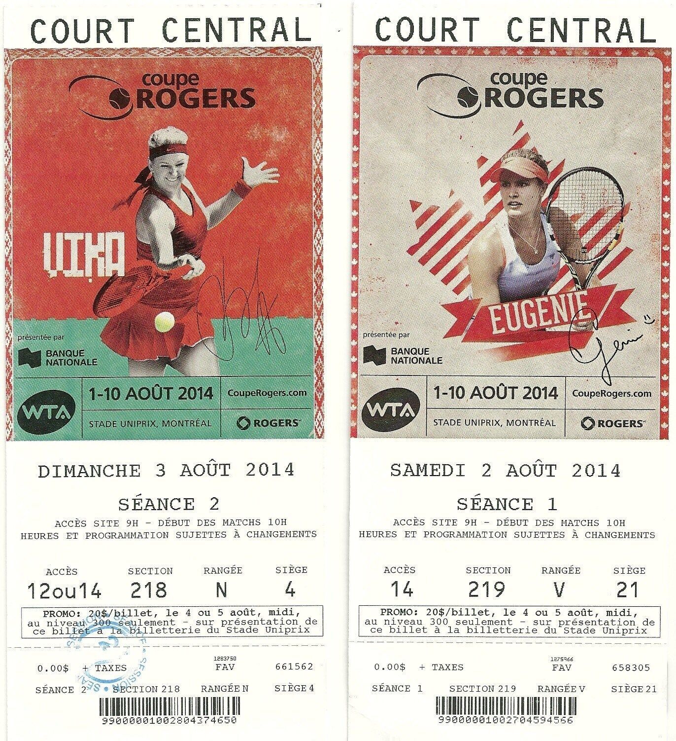 Photo originale autographiée de Roberta Vinci Tennis 8x10 #2