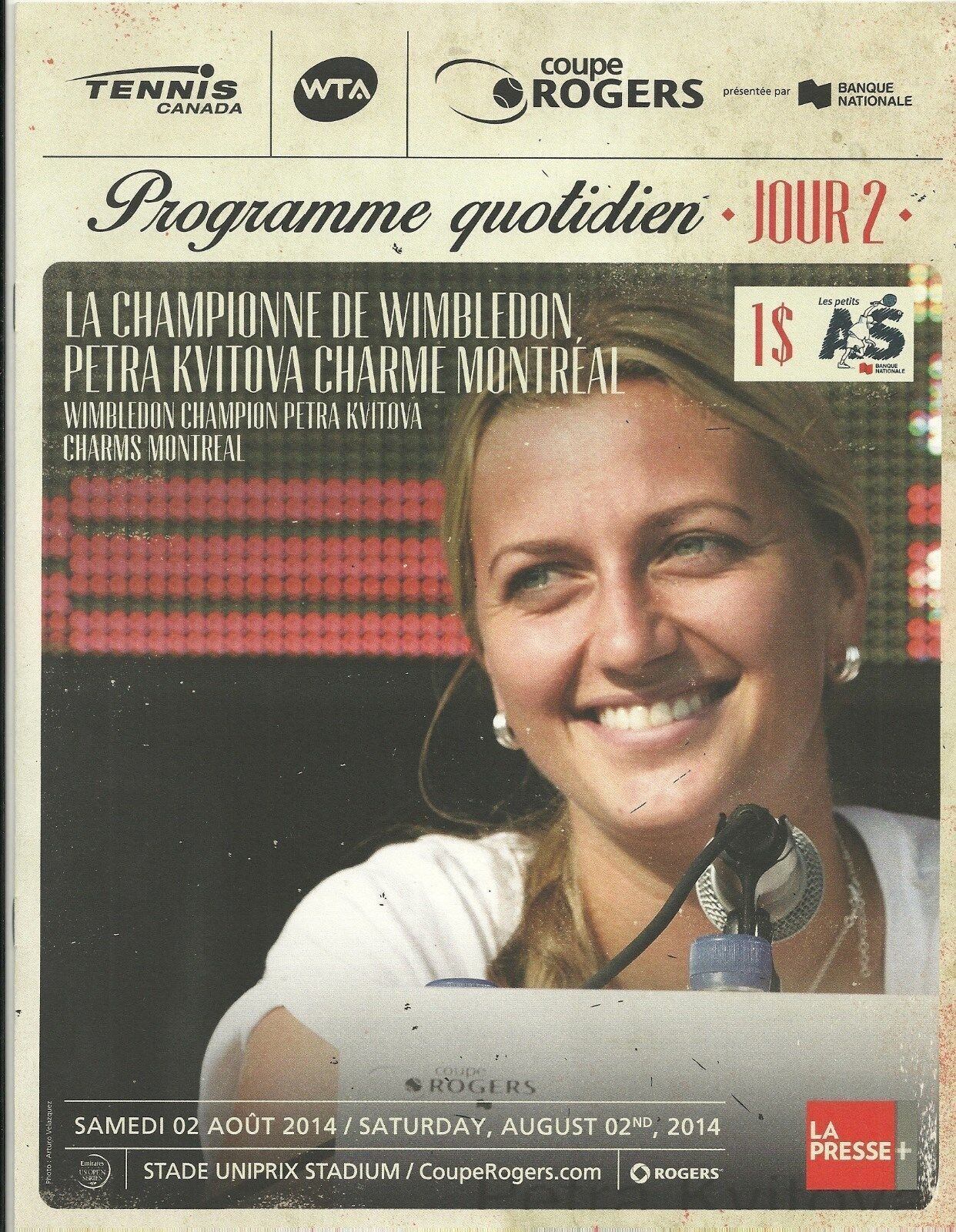 Photo originale autographiée de Roberta Vinci Tennis 8x10 #2