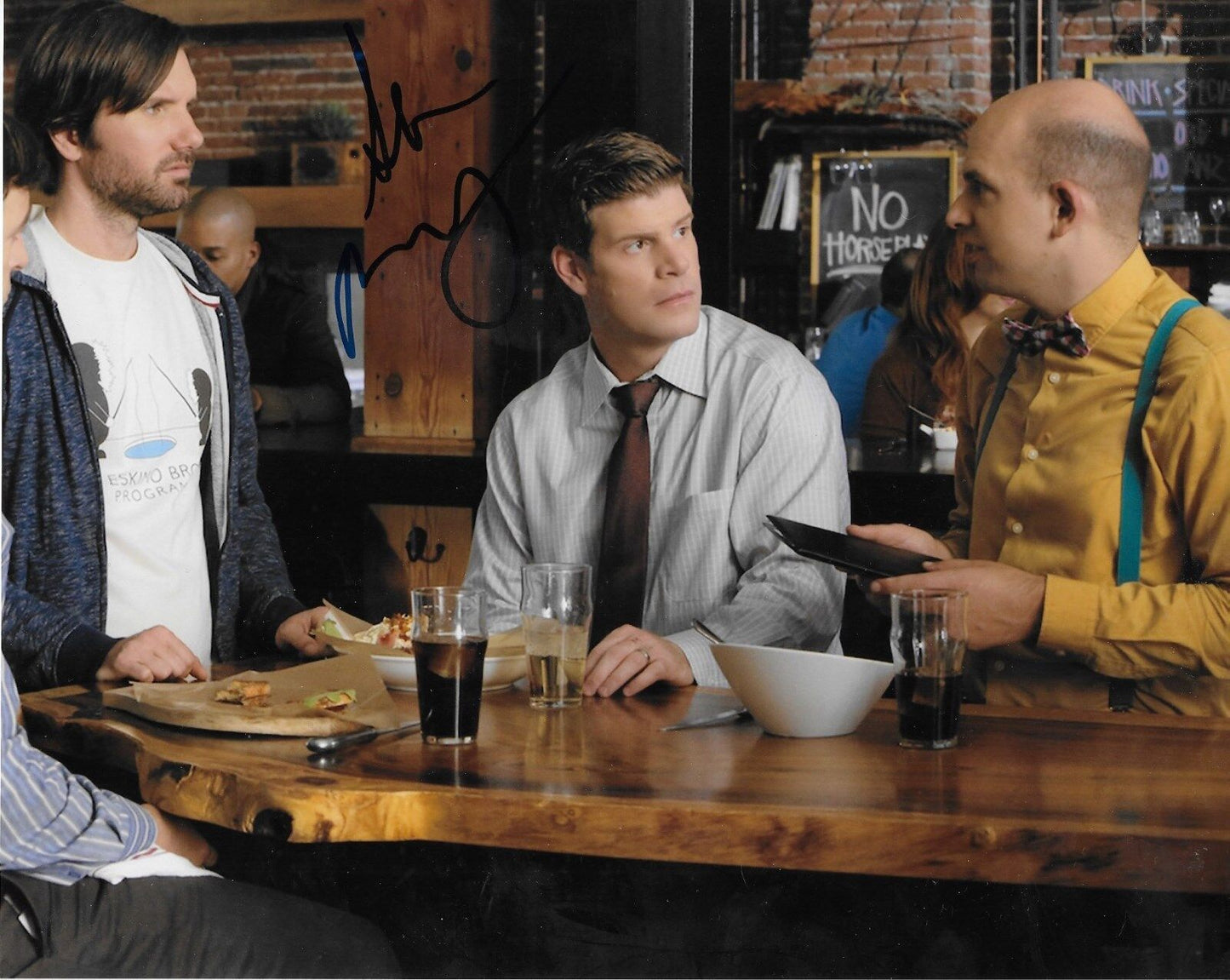 Autographed Steve Rannazzisi signed The League 8x10 4