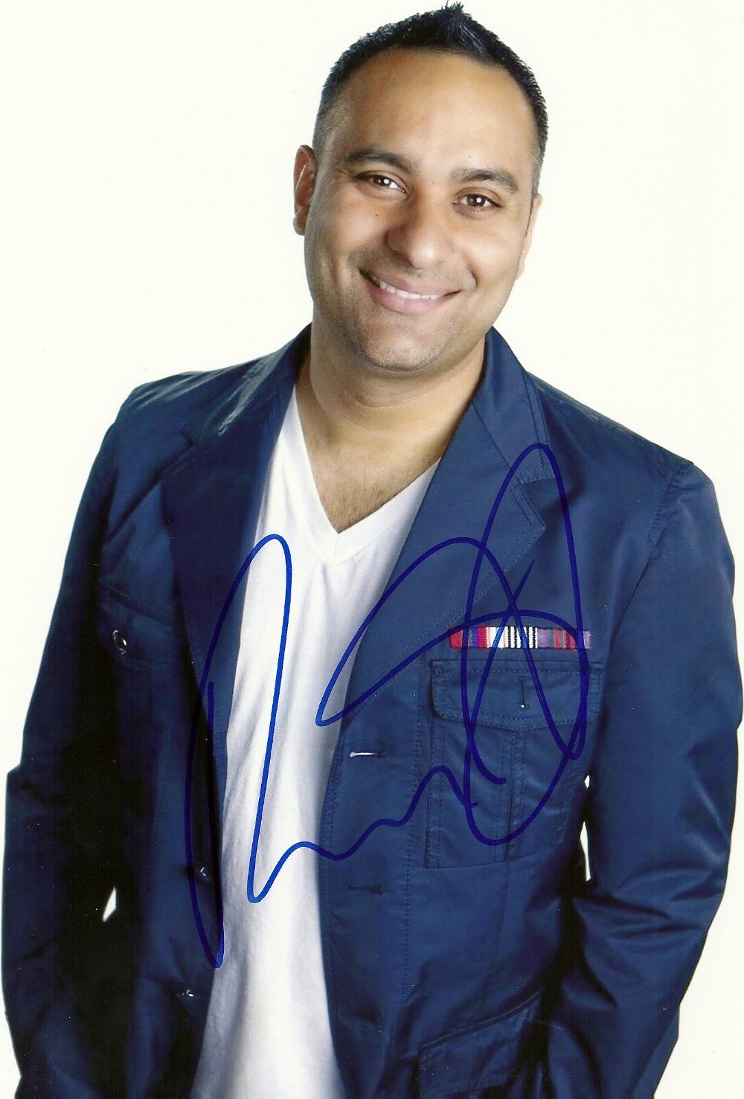 Autographed Russell Peters 8x10 Photo