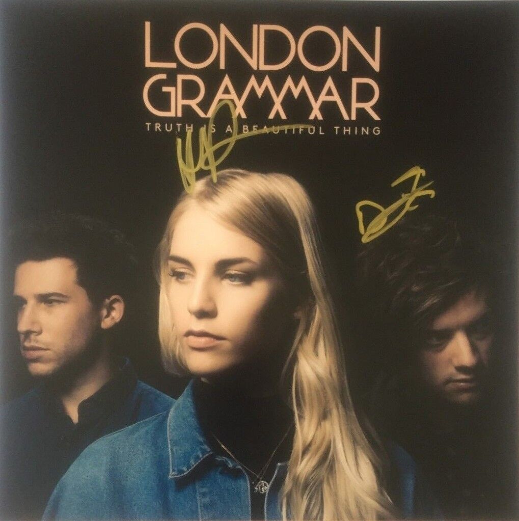 Autographed London Grammar signed Truth is a 12x12 photo Hannah Original