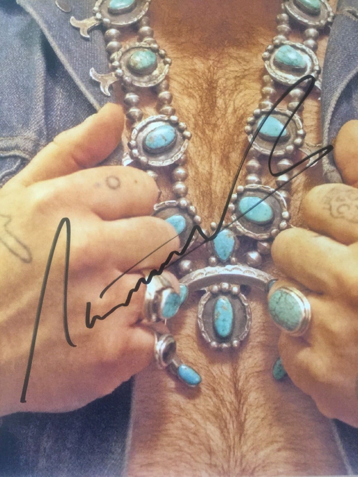 Autographed Nathaniel Rateliff signed 12x12 PHOTO