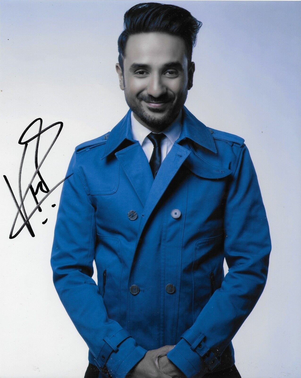 Autographed Vir Das signed 8x10 Photo 2 original