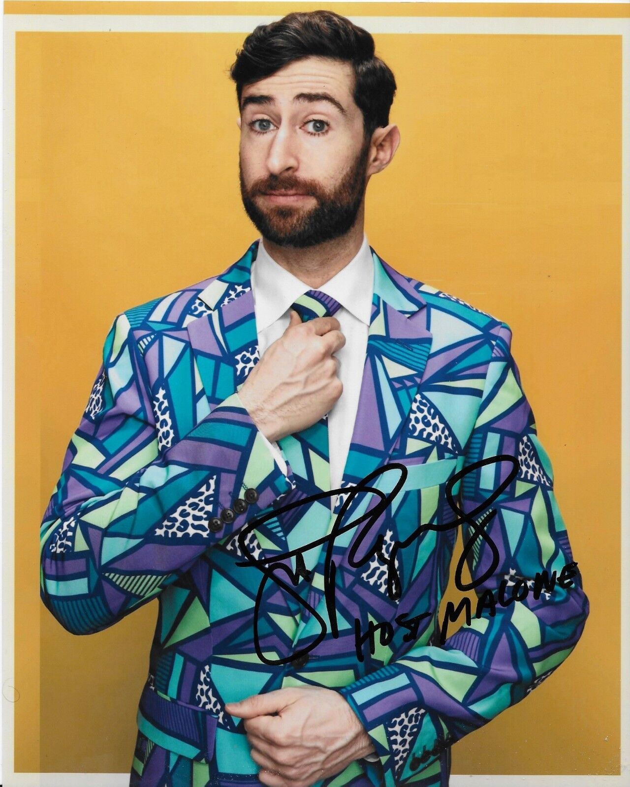 Photo 8x10 autographiée par Scott Rogowsky HQ
