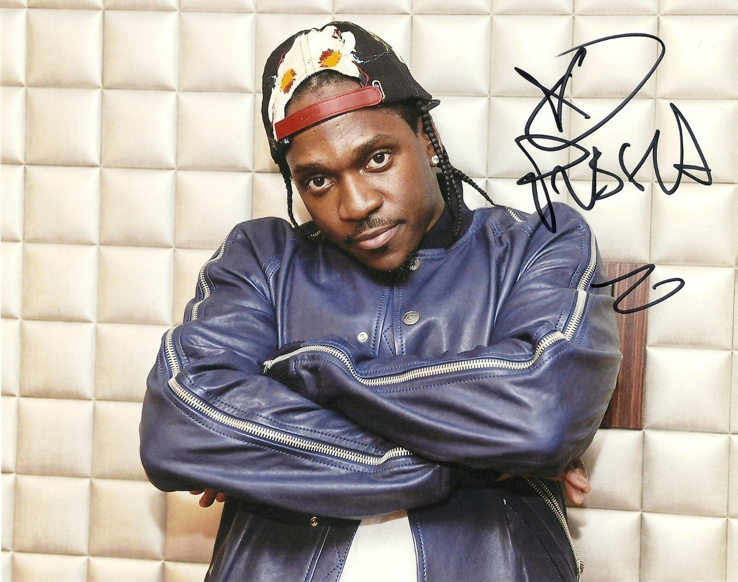 Autographed pusha t 8x10 Photo