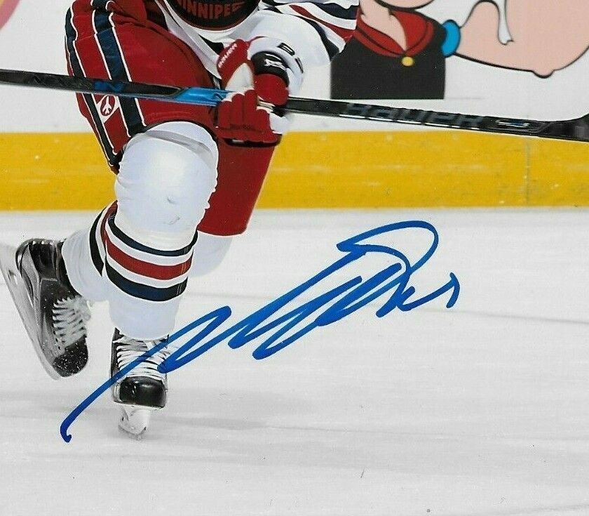 Autographed Winnipeg Jets Nic Petan 8x10 Photo Original