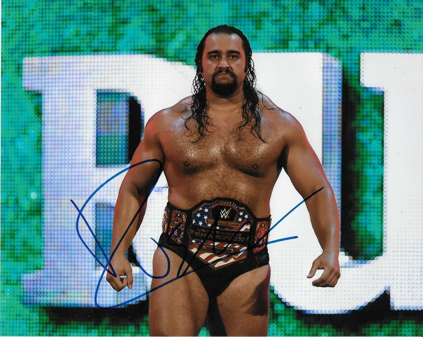Autographed Rusev signed WWE 8x10 Photo