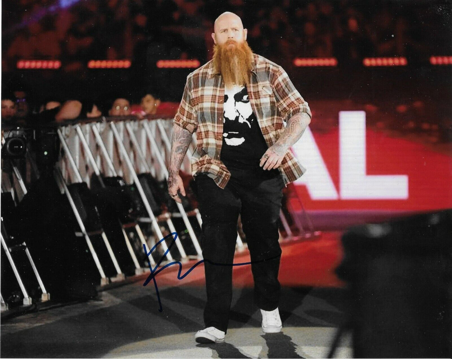 Photo WWE 8x10 autographiée par Rowan