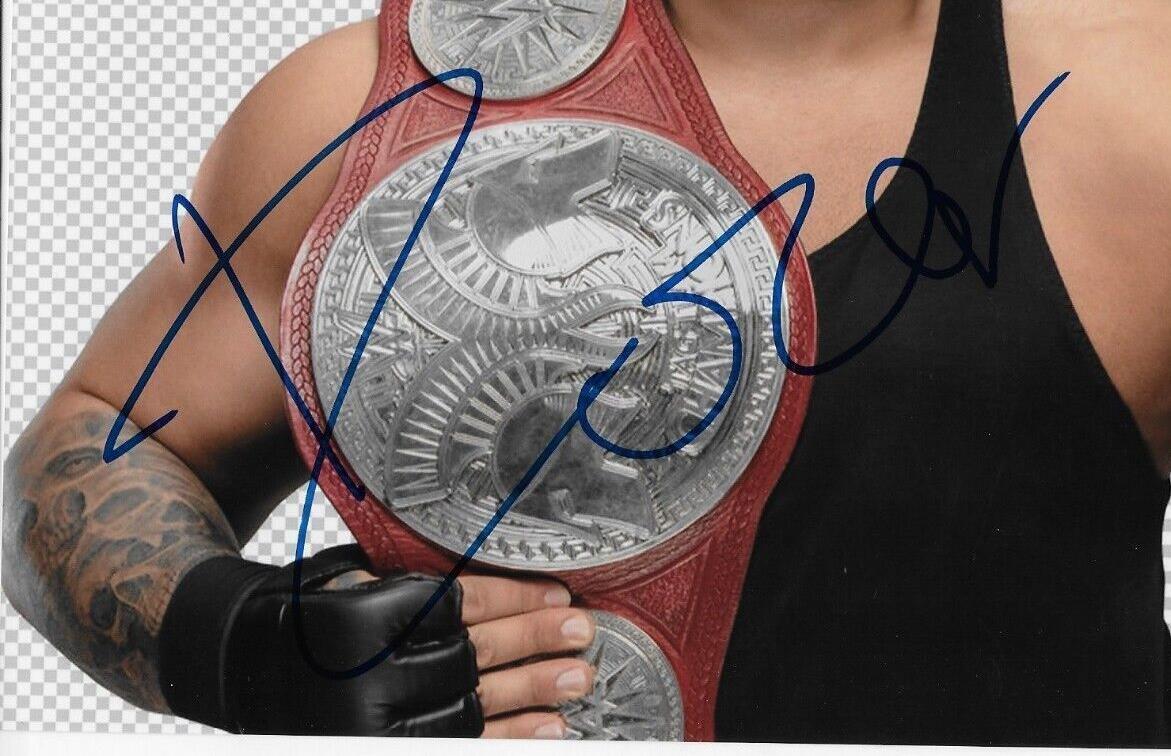 Autographed Wrestler Rezar signed WWE Signed 8x10 Photo #2 Original