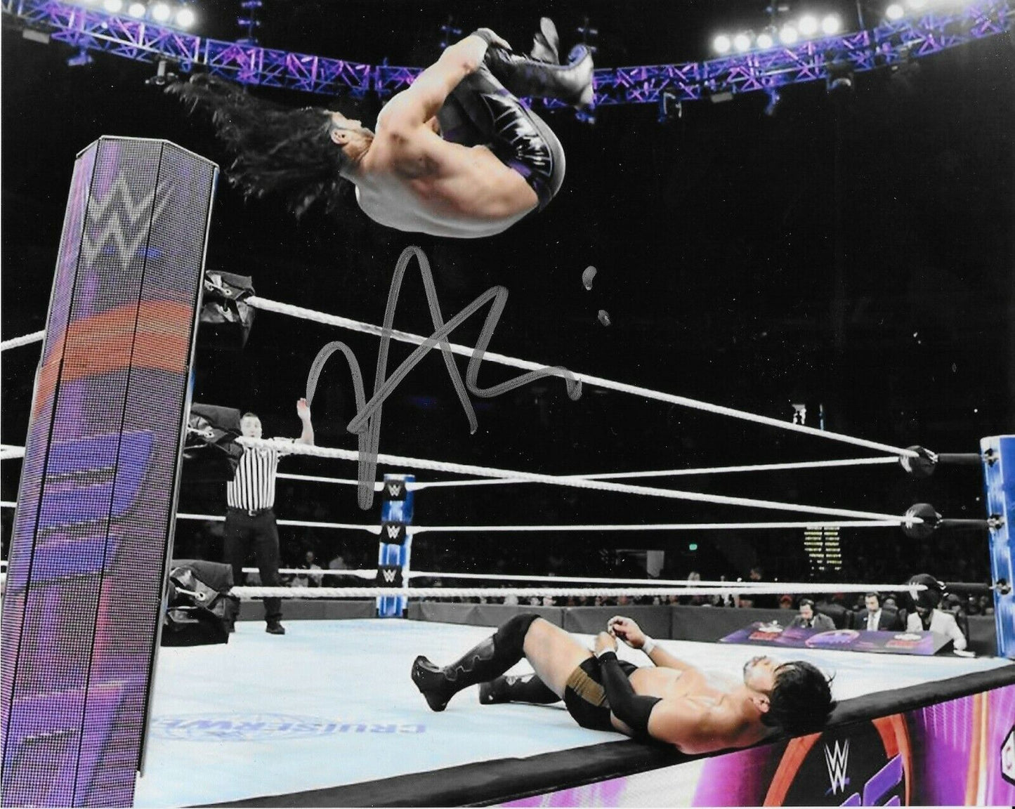 Autographed Mustafa Ali signed WWE 8x10 Photo 2 Original
