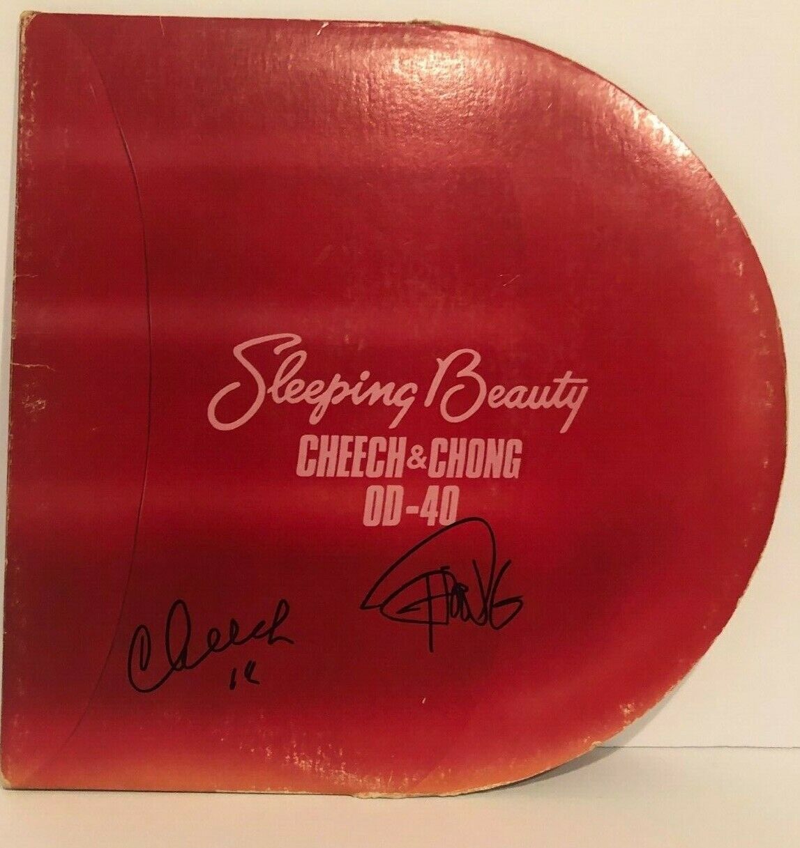 Autographed Cheech and Chong signed Sleeping Beauty Vinyl LP JSA cert