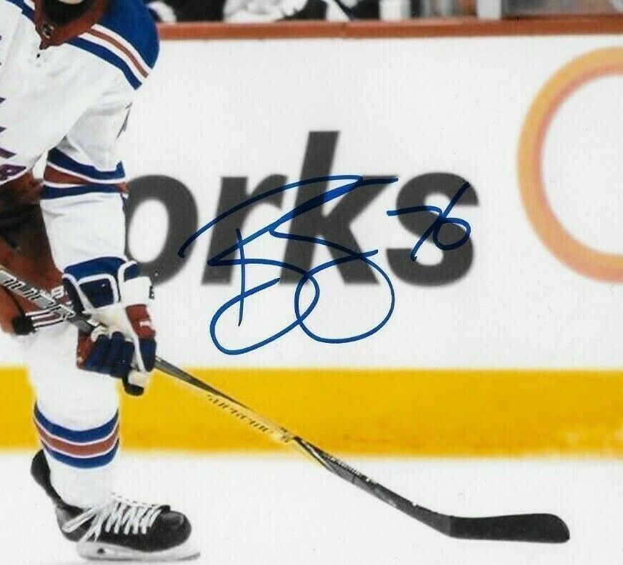 Autographed New York Rangers Brady Skjei 8x10 Photo Original