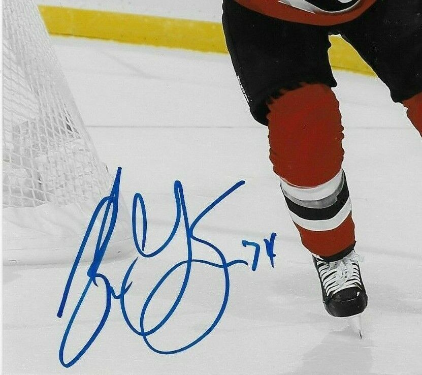 Photo originale autographiée de Blake Speers des Devils du New Jersey 8x10