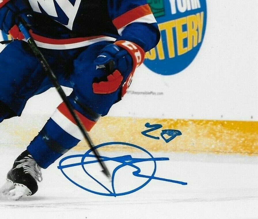 Autographed New York Islanders Michael Dal Colle 8x10 Photo Original #2