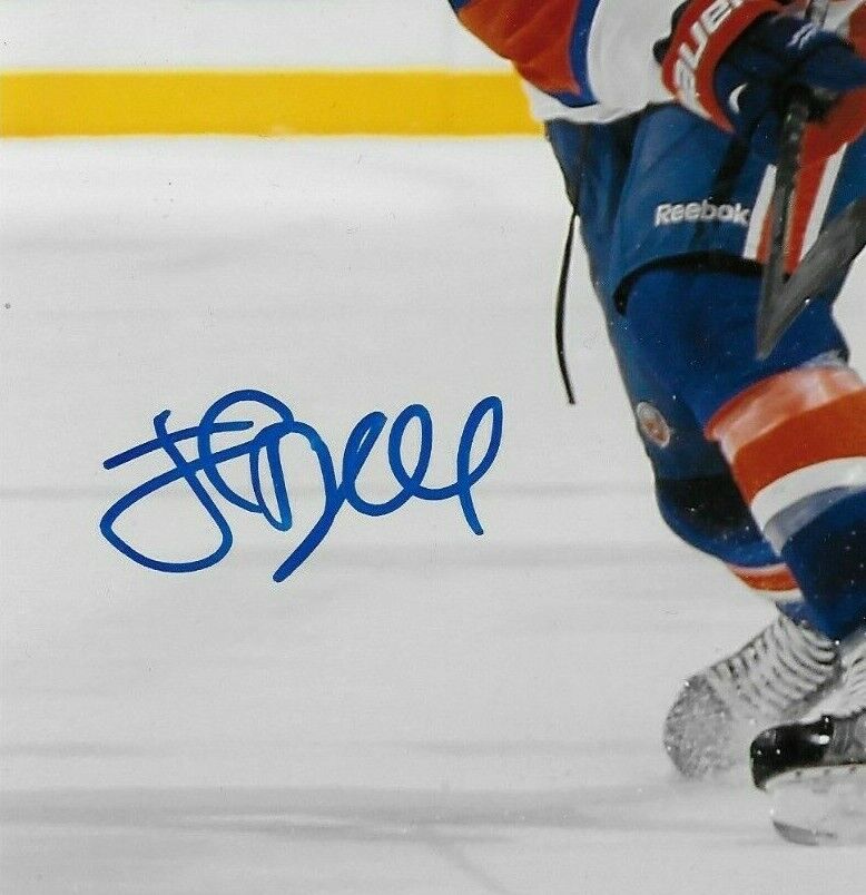 Photo originale autographiée de Johnny Boychuk des Islanders de New York, format 8 x 10