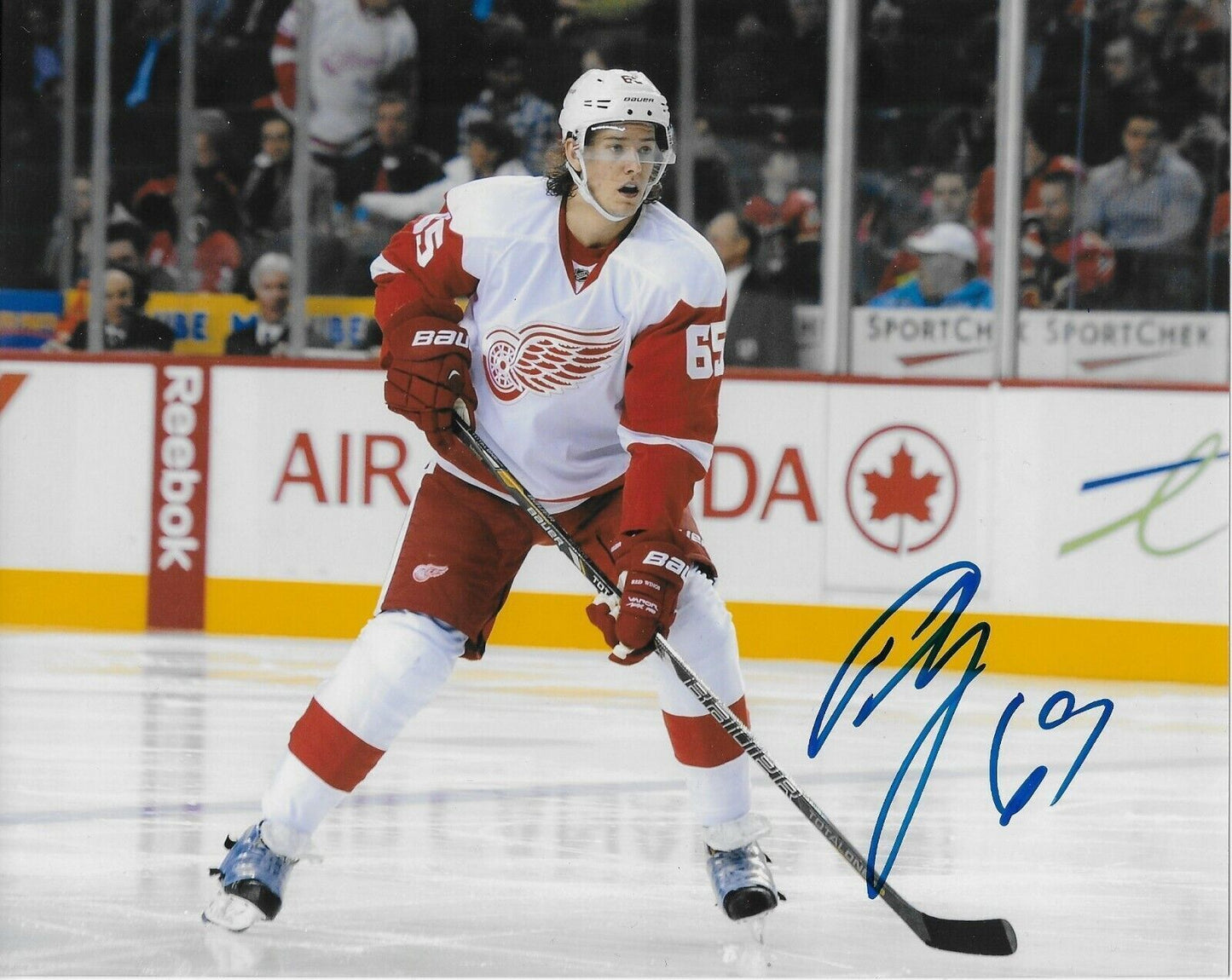 Photo autographiée de Danny DeKeyser des Red Wings de Détroit 8x10 originale