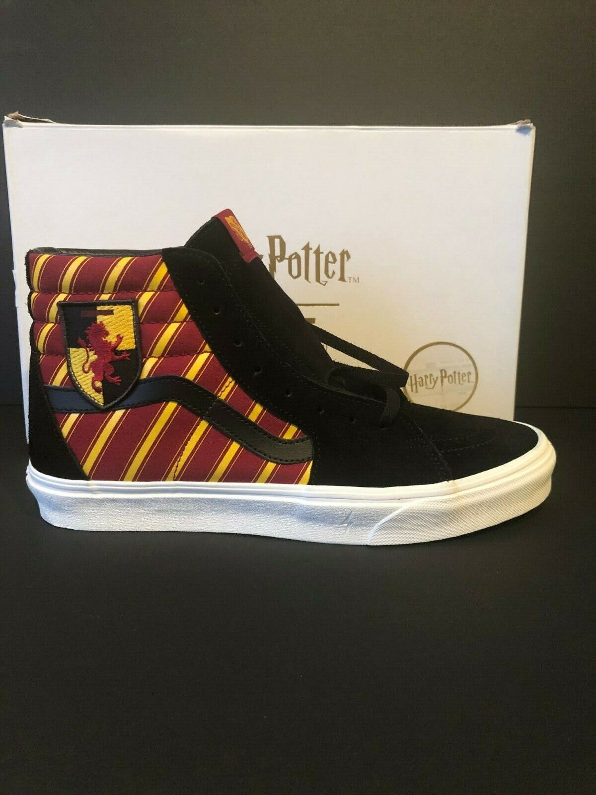 Harry Potter limited edition Vans SK8 HI Gryffindor Brand New Size 11,5