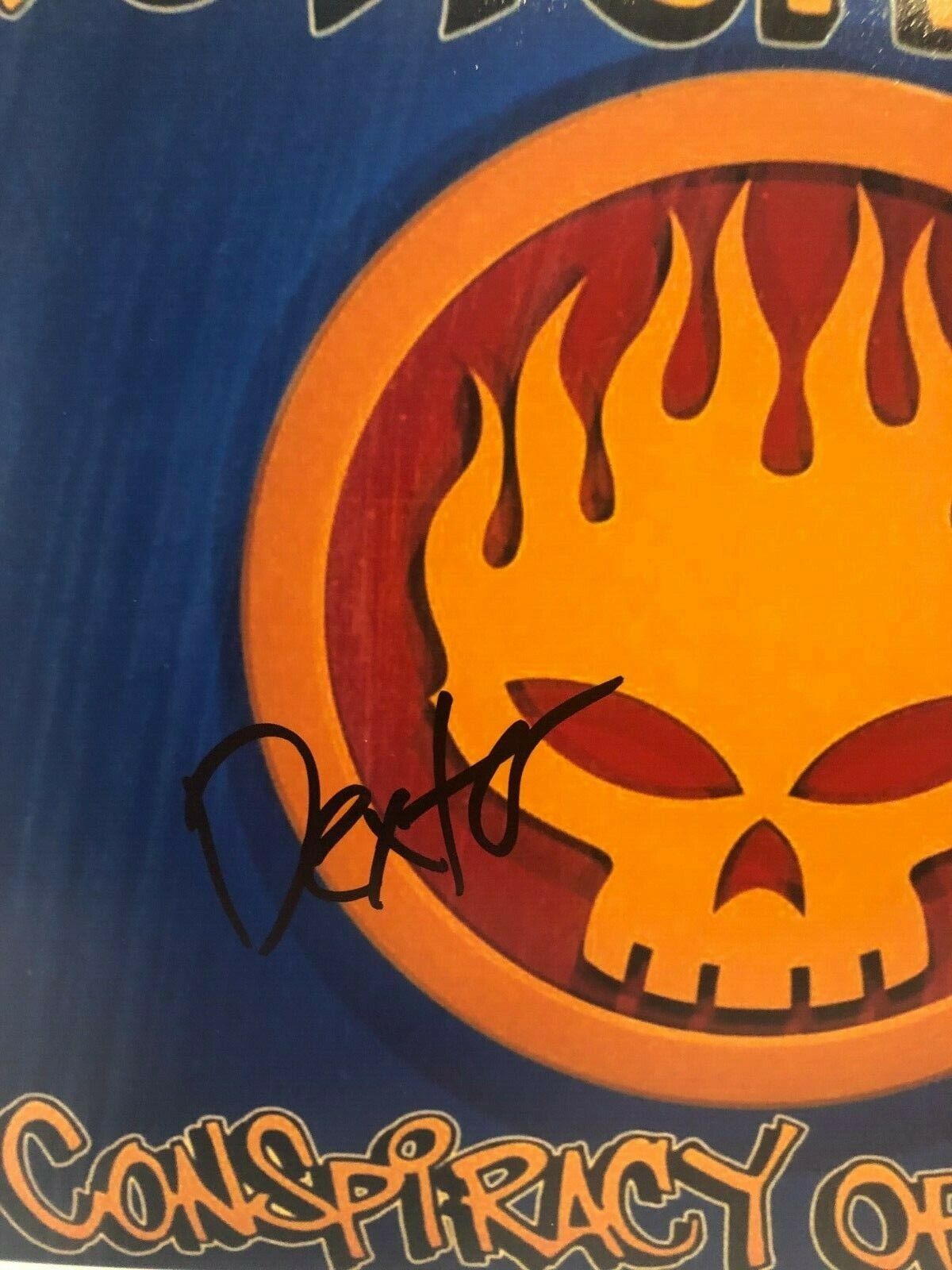 Autographed Dexter Holland Offspring 12x12 Photo Conspiracy of One