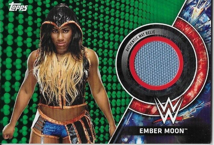 2018 Topps Royal Rumble WWE Ember Moon Mat Relic Card 051/150 MR-EM