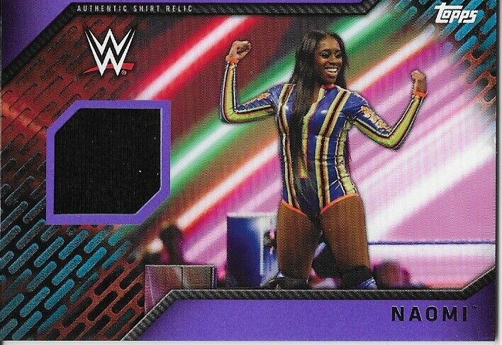 2018 Topps Womens Division WWE Naomi Shirt Relic Card 52/99 SR-NA