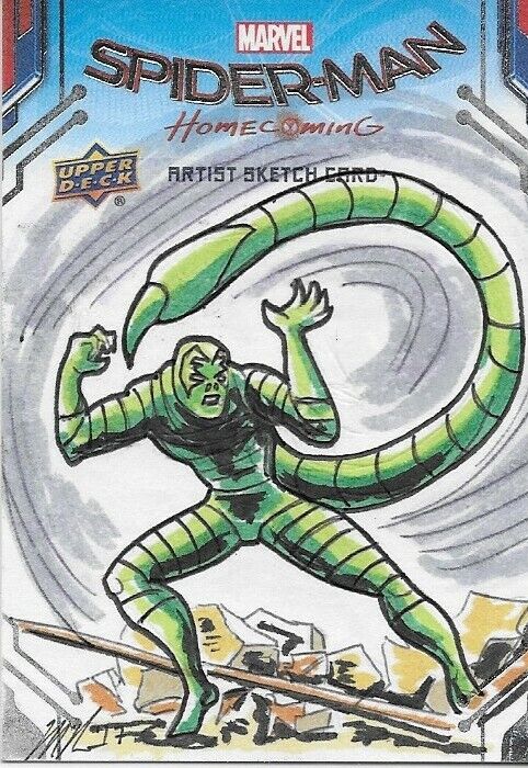 2017 Marvel Spider-Man Homecoming Artist Sketch By Matt Blairstone Card 1/1