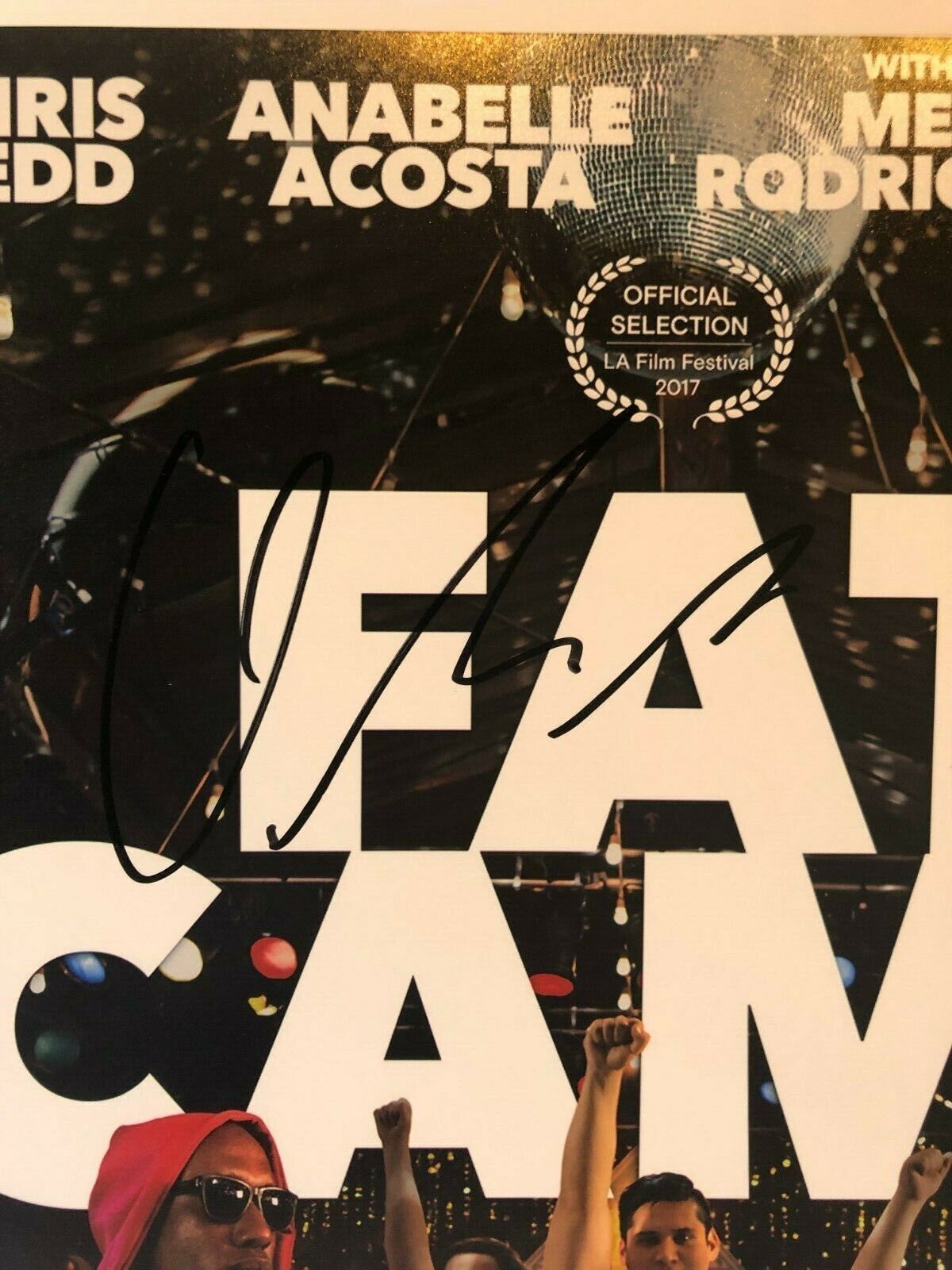 Autographed Fat Camp Poster signed Chris Redd 12x18 Photo