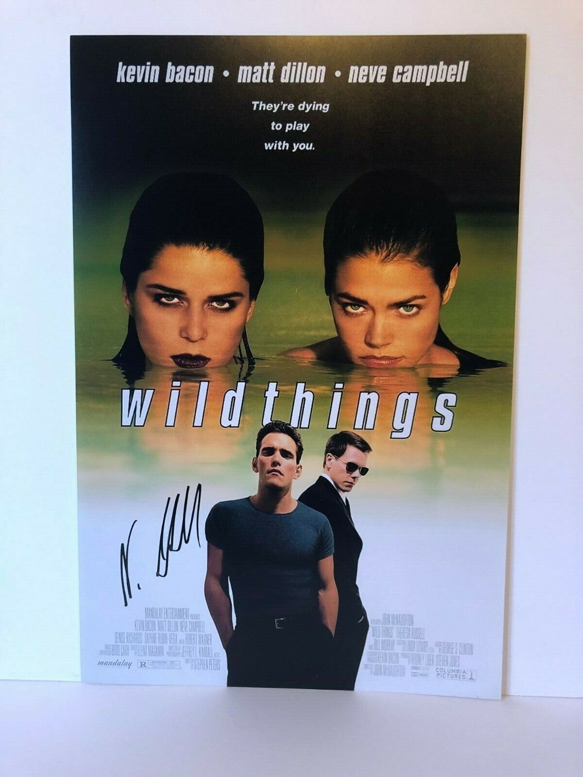 Autographed Neve Campbell signed 12x18 Photo Wildthings Poster