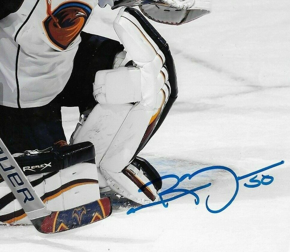 Signed Chris Mason Atlanta Thrashers Autographed 8x10 Photo #1 Original