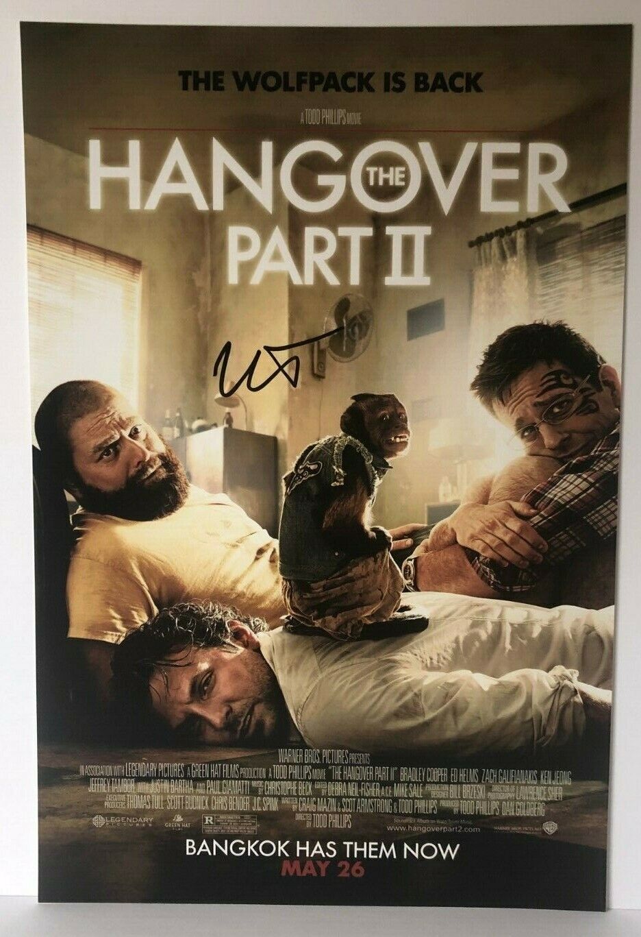 Autographed Ken Jeong signed 12x18 Photo Hangover Movie Poster