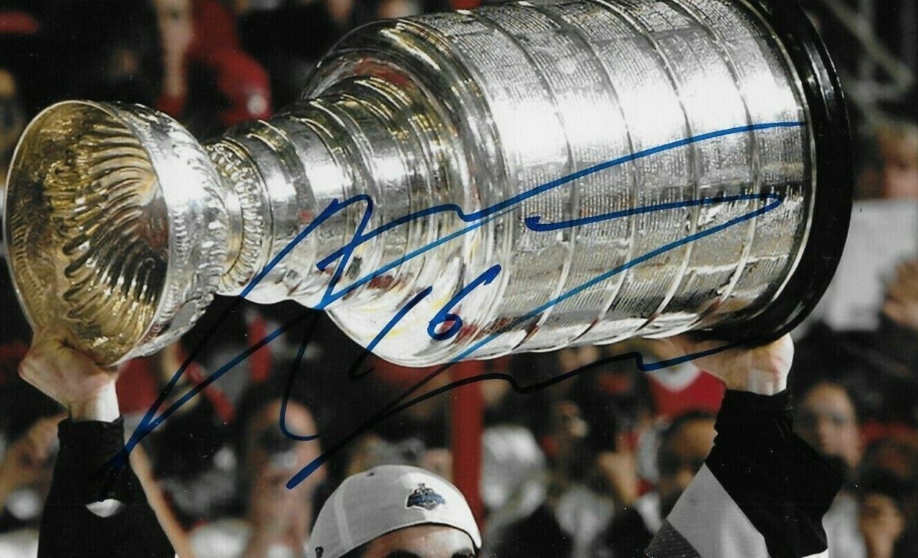 Autographed Carolina Hurricanes Andrew Ladd Stanley Cup 8x10 Photo Original