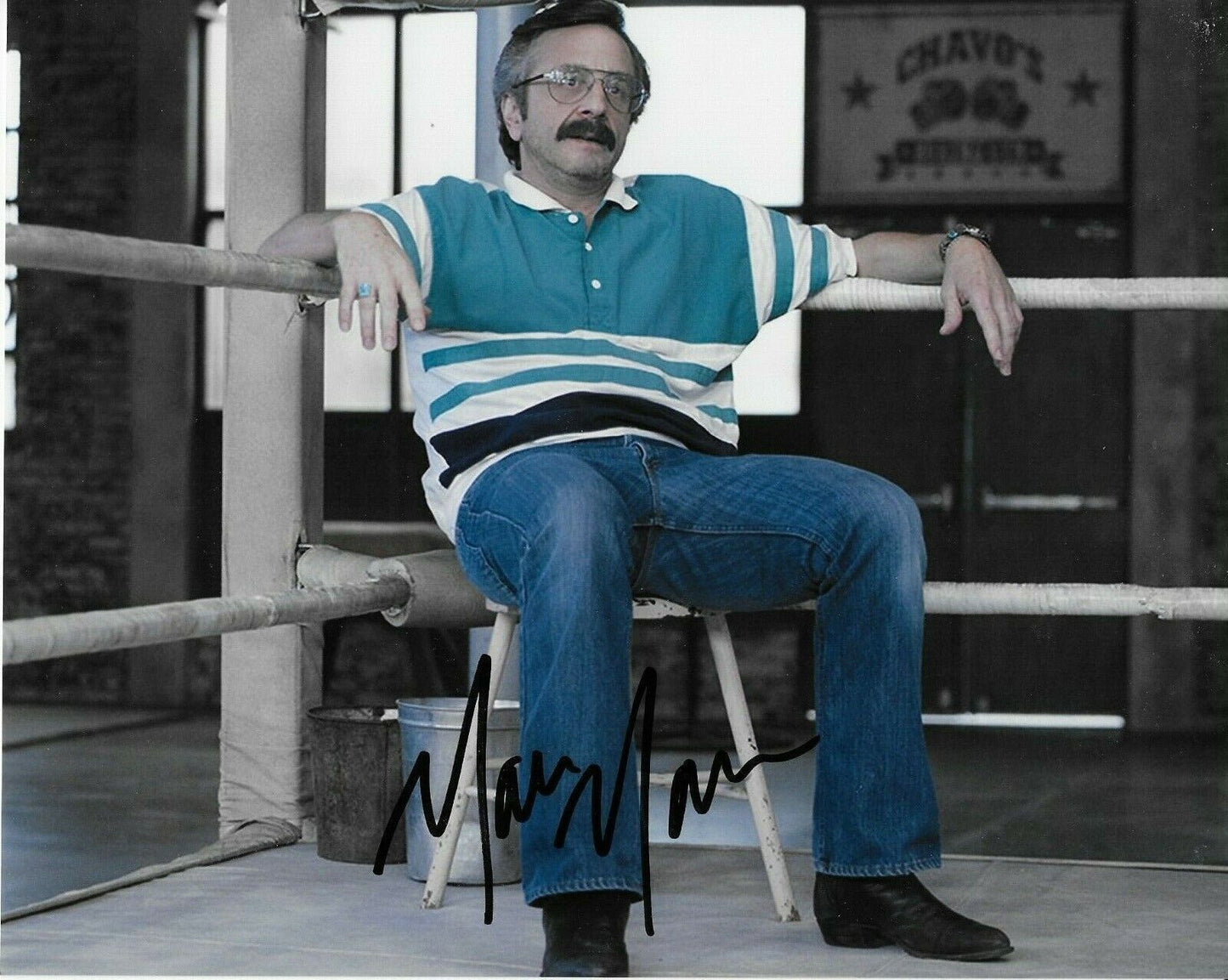 Photo autographiée 8x10 signée par Marc Maron Glow