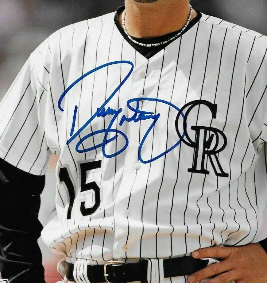 Autographed Colorado Rockies Denny Neagle 8x10 Photo Original