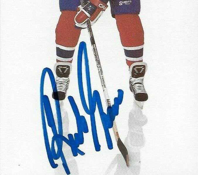 Autographed Rick Green Montreal Canadiens Postcard Original