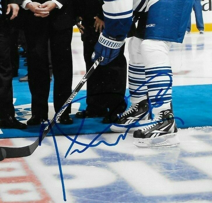 Auto. Buffalo Sabres Craig Rivet Toronto Maple Leafs Tomas Kaberle 8x10 Photo