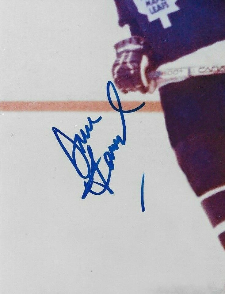 Autographed Toronto Maple Leafs Dave Farish 8x10 Photo Original