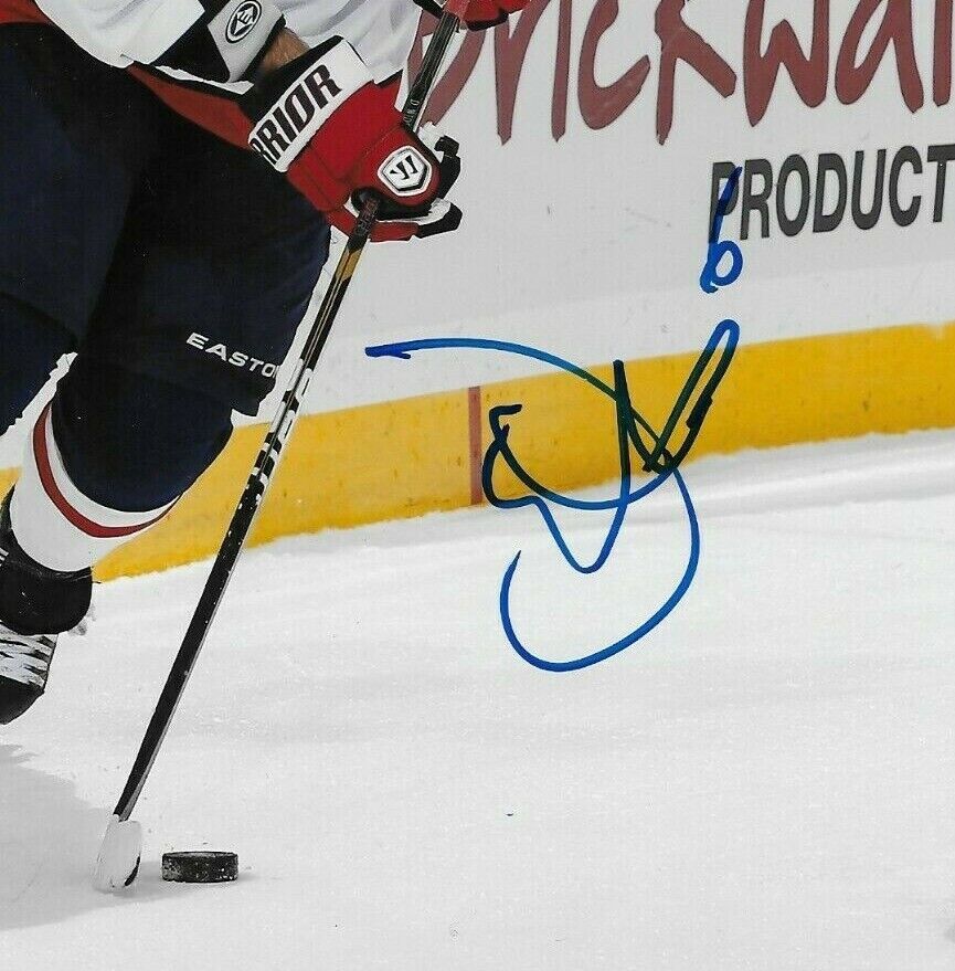 Autographed Washington Capitals Dennis Wideman 8x10 Photo Original