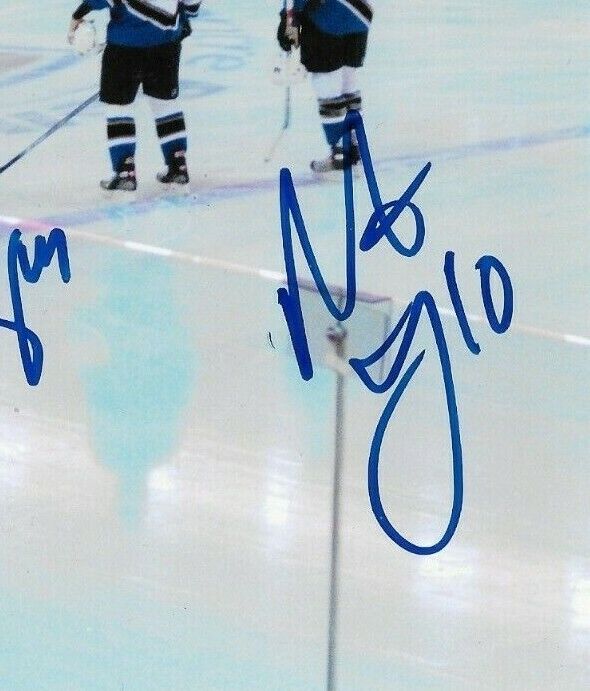 Auto. Washington Capitals Steve Eminger Brandon Witt Matt Bradley 8x10 Photo