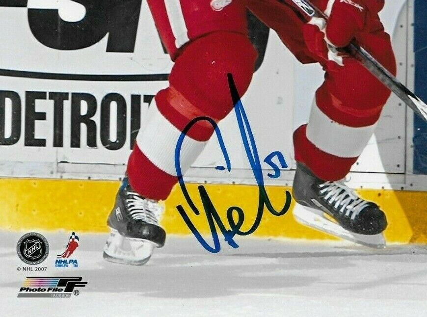 Autographed Detroit Red Wings Valtteri Filppula 8x10 Photo Original