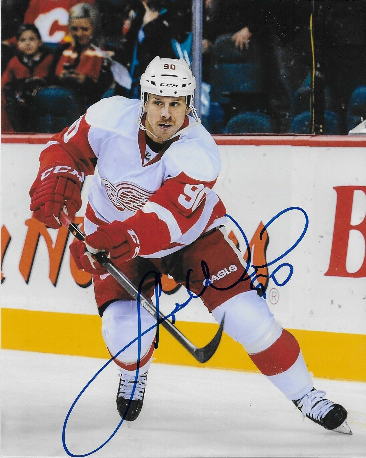 Autographed Detroit Red Wings Stephen Weiss 8x10 Photo Original