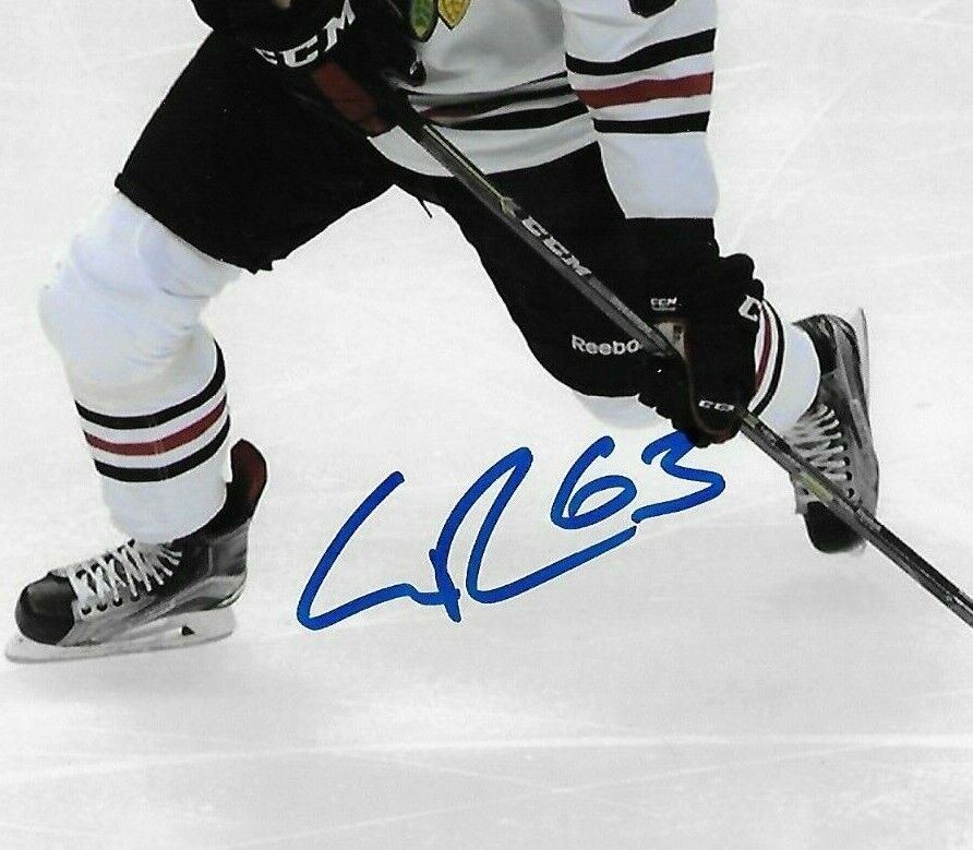 Autographed Chicago Blackhawks Carl Dahlstrom 8x10 Photo Original